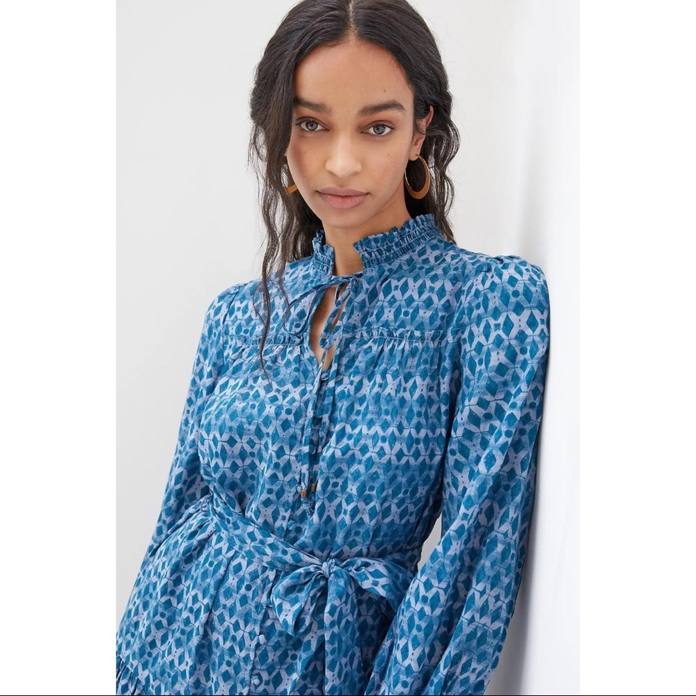 Anthropologie Calanthe Mini Shirtdress NWT - XL - Picture 2 of 6